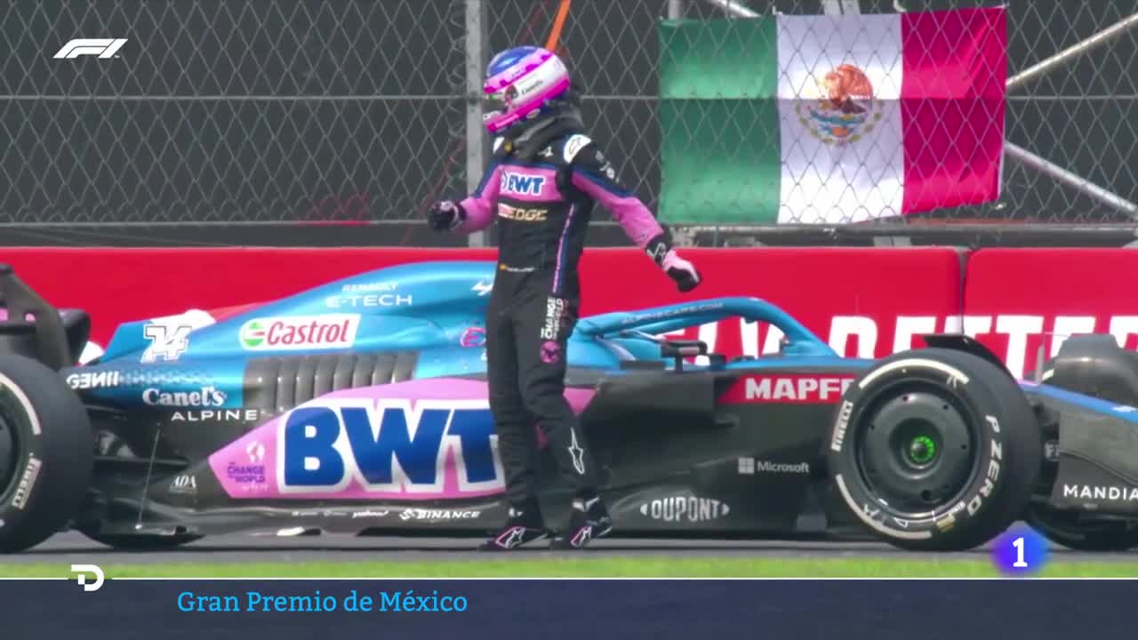 FÓRMULA 1: ALONSO ABANDONA a seis vueltas del final y VERSTAPPEN hace HISTORIA en MÉXICO | RTVE