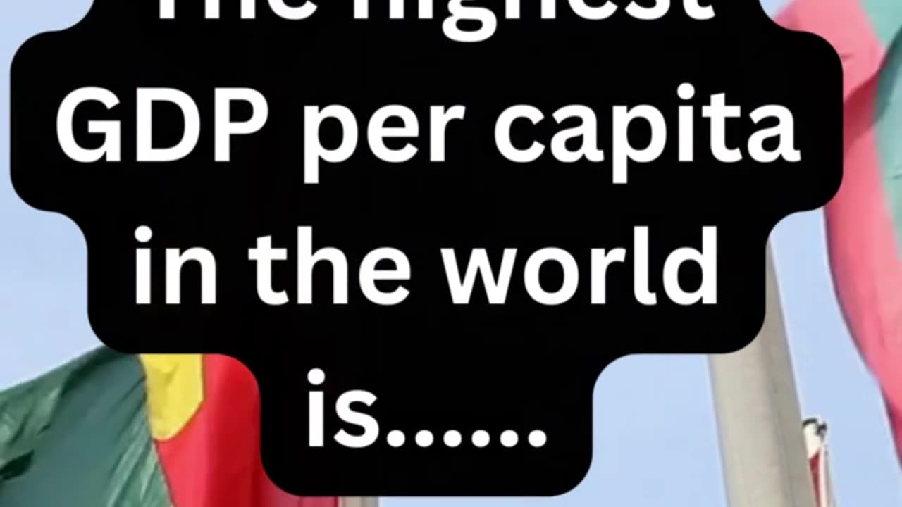 The highest GDP per capita.