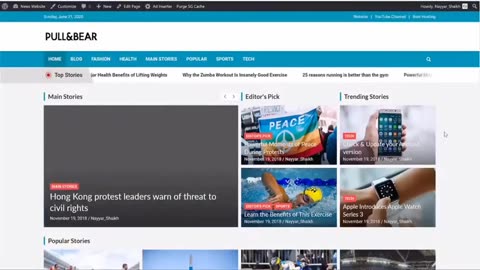 How to create a news website in wordpress