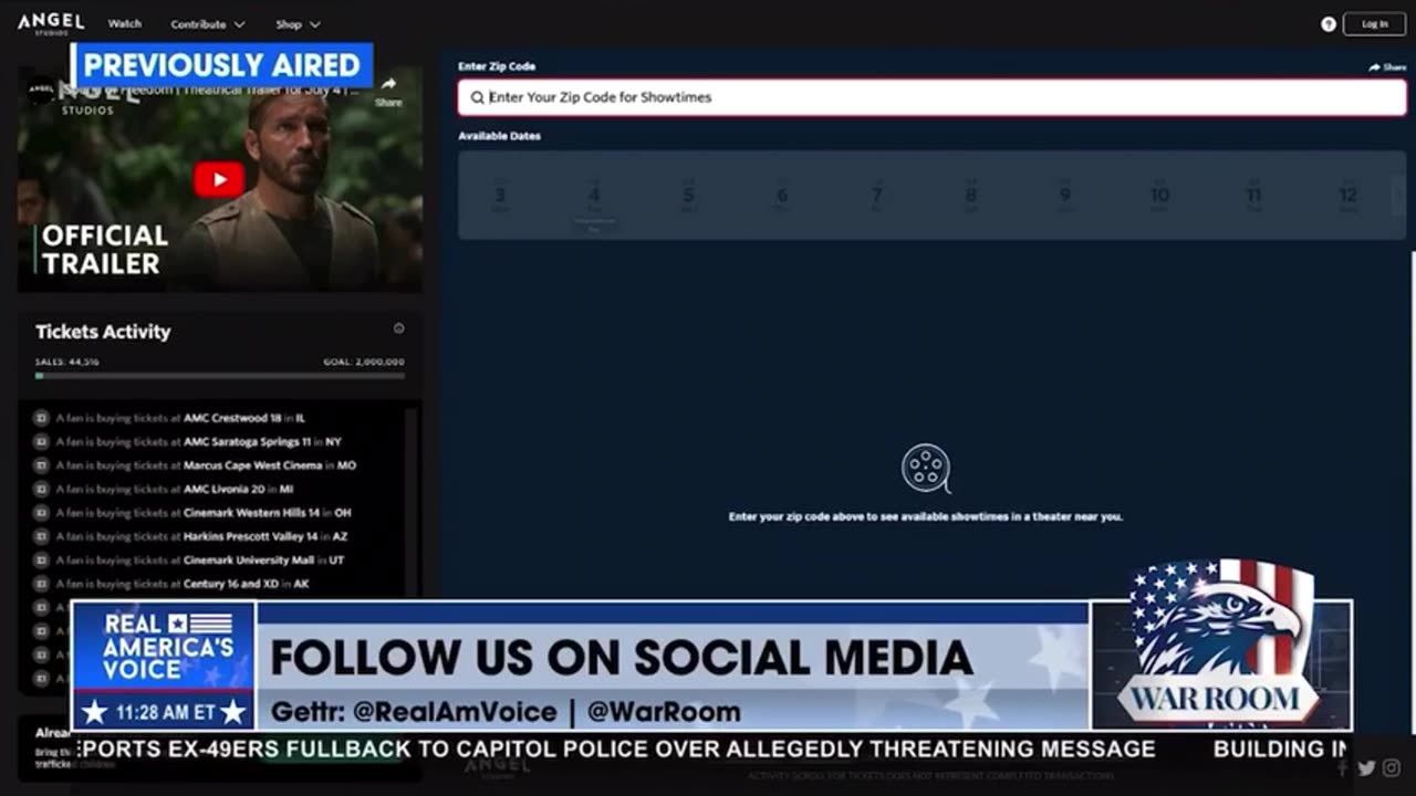 Jim Caviezal interview! SAVE THE CHILDREN
