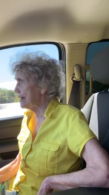 Grandma gets dropped off at a nude beach 😂