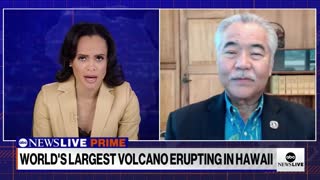 HAWAII'S GOVERNOR ON MAUNA LOA ERUPTION