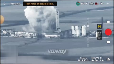 Video of the defeat of the mine "Yuzhnodonbasskaya № 3".