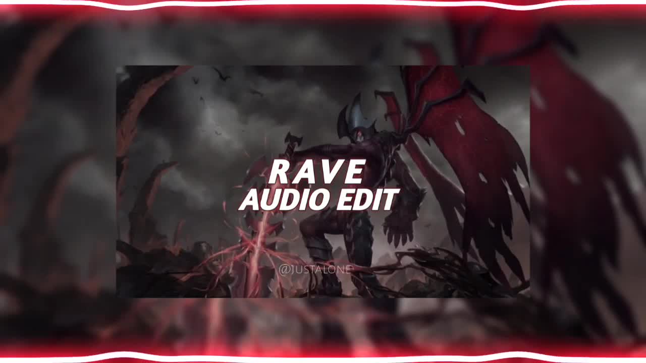 RAVE(I'm not a king, I'm not a god, I'm worse ..) Audio edit #rave #animeedit #audioedit