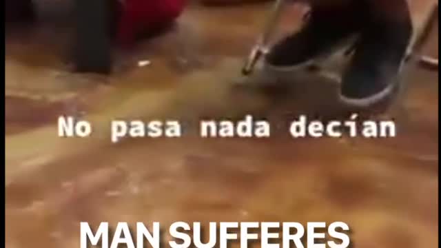 Man Fell To The Ground After Getting Injected With mRNA Poison