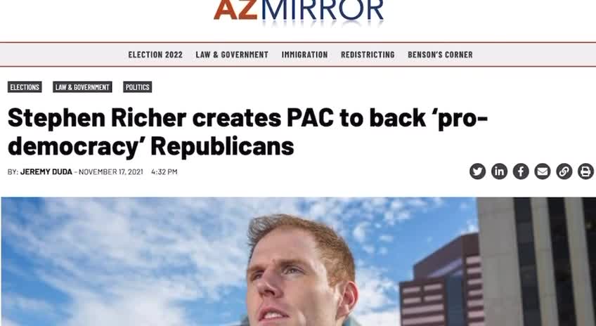 Looks like Maricopa County Recorder Stephen Richer Perjured Himself