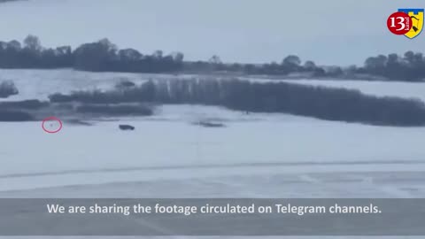 Coming under fire, Russians fled, abandoning their cannons and fellow soldiers in the snowy area