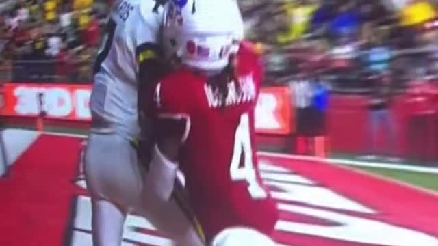 Michigan scores a big touchdown to take the lead over Rutgers I said that right