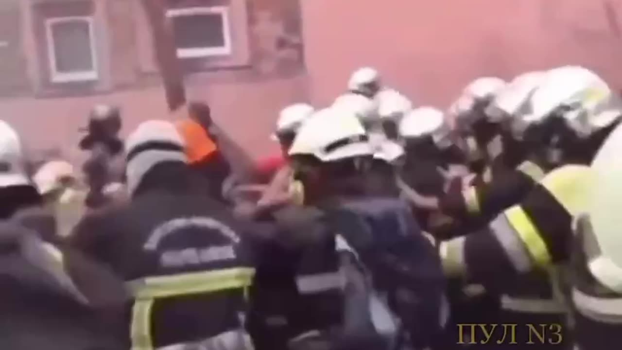 French police have squared off against French firefighters in open combat