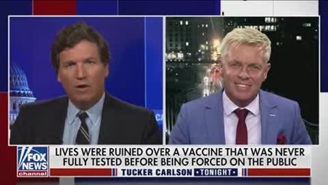 Tucker's Guest Rob Roos Exposes Huge Vax Deception.