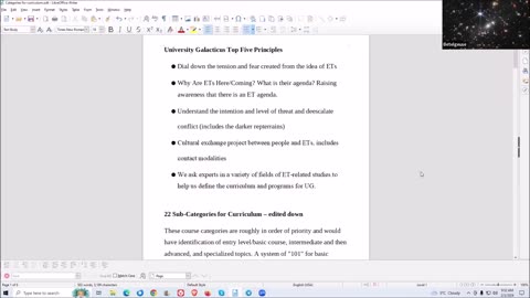 University Galacticus Launch Video 2 - Dial Down Fear of Aliens