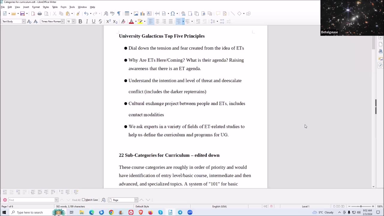 University Galacticus Launch Video 2 - Dial Down Fear of Aliens