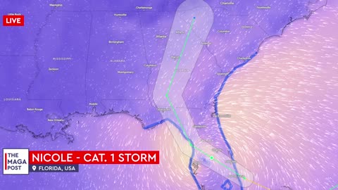 Tracking Nicole - Category 1 Storm Makes Landfall in Florida, U.S. (Nov. 10, 2022)