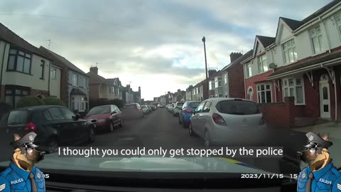 Officer come on, that wasn’t a fail to stop