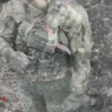 Russian soldier surrender to Ukraine defender dron