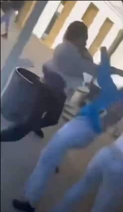 Trans MALE student beating 2 young girls.