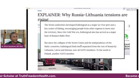 Dr.SHIVA: Why is US/NATO Using Lithuania As A Proxy?