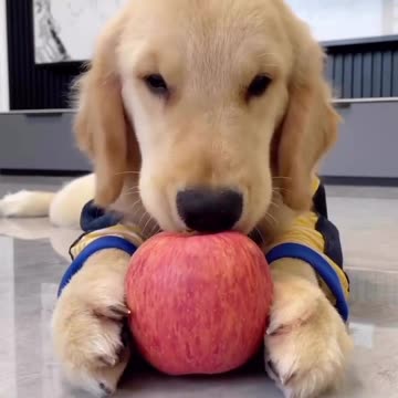 An apple a day keeps the vet away 🍎