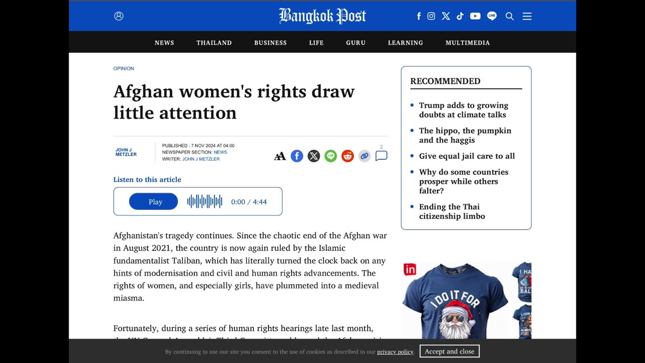 r/WomenInNews | Afghan women's rights draw little attention