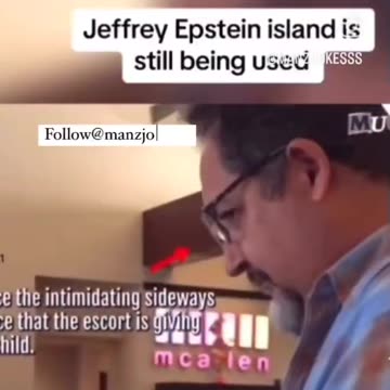 ALLEGEDLY still using Epstein's Island for trafficking??