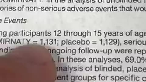 🚨🚨 Kids having serious complications. Per pfizer