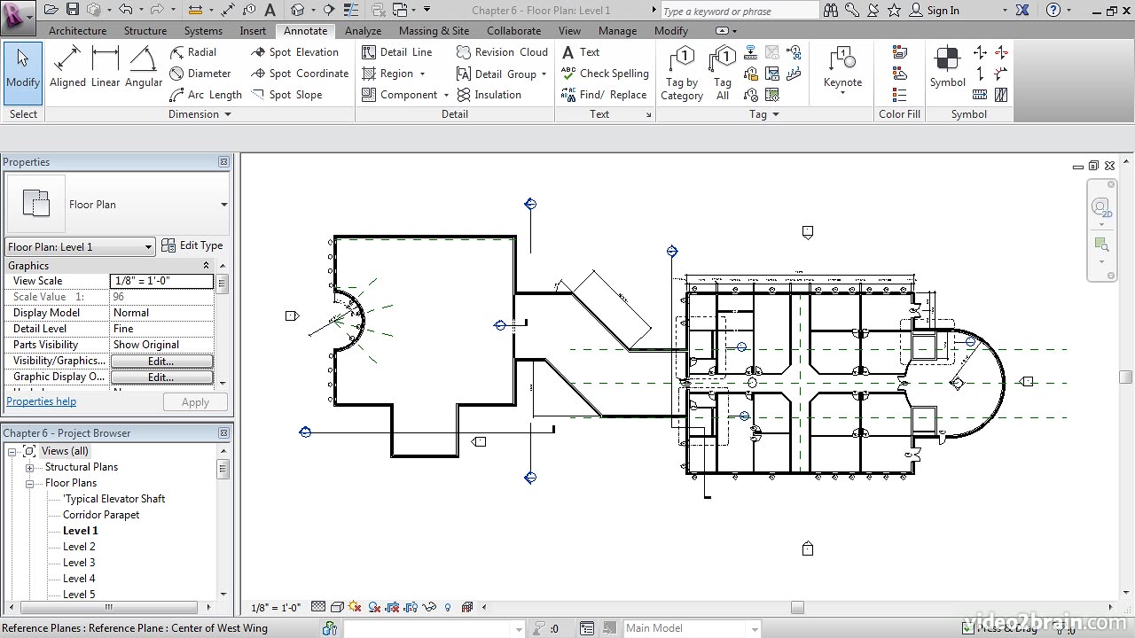 Revit Dimensioning & Annotating - Part 03