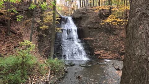 Cederquist Falls in Ashtabula, Ohio. 2020-10-24