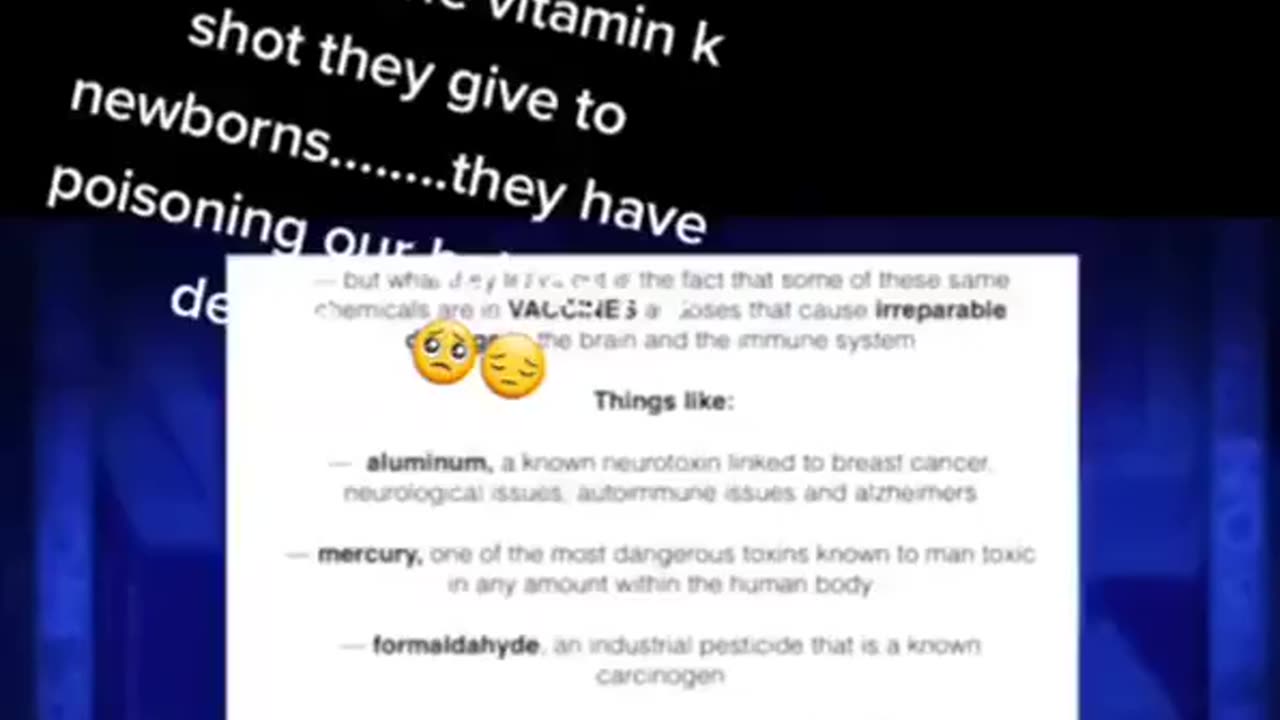 VITAMIN K SHOTS ARE THE JUST THE START: POISONING INFANTS WITH TOXIC HEAVY METALS