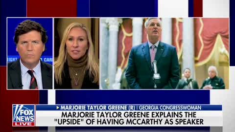 Congresswoman Marjorie Taylor Greene Discusses the Race for Speaker of the House