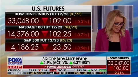 U.S. economy grew by 4.9% in the third quarter