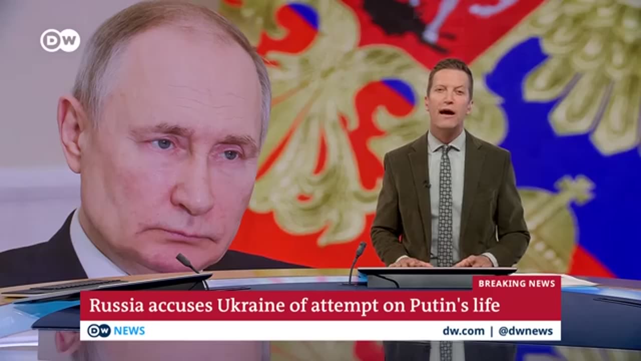 Russia accuses Ukraine of attempting to kill President Putin with drone attacks on Kremlin