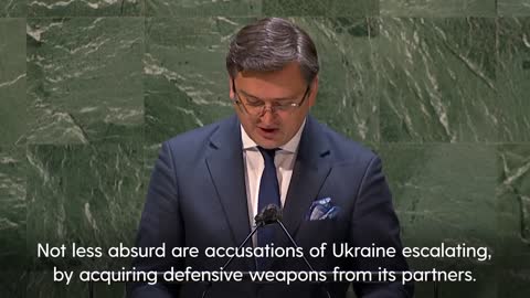 Ukrainian foreign minister says Russia’s accusations are ‘absurd’