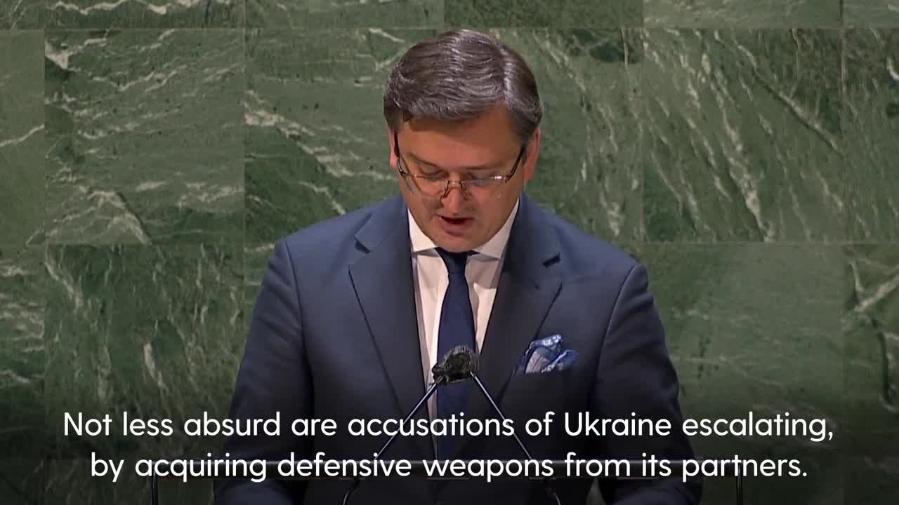 Ukrainian foreign minister says Russia’s accusations are ‘absurd’