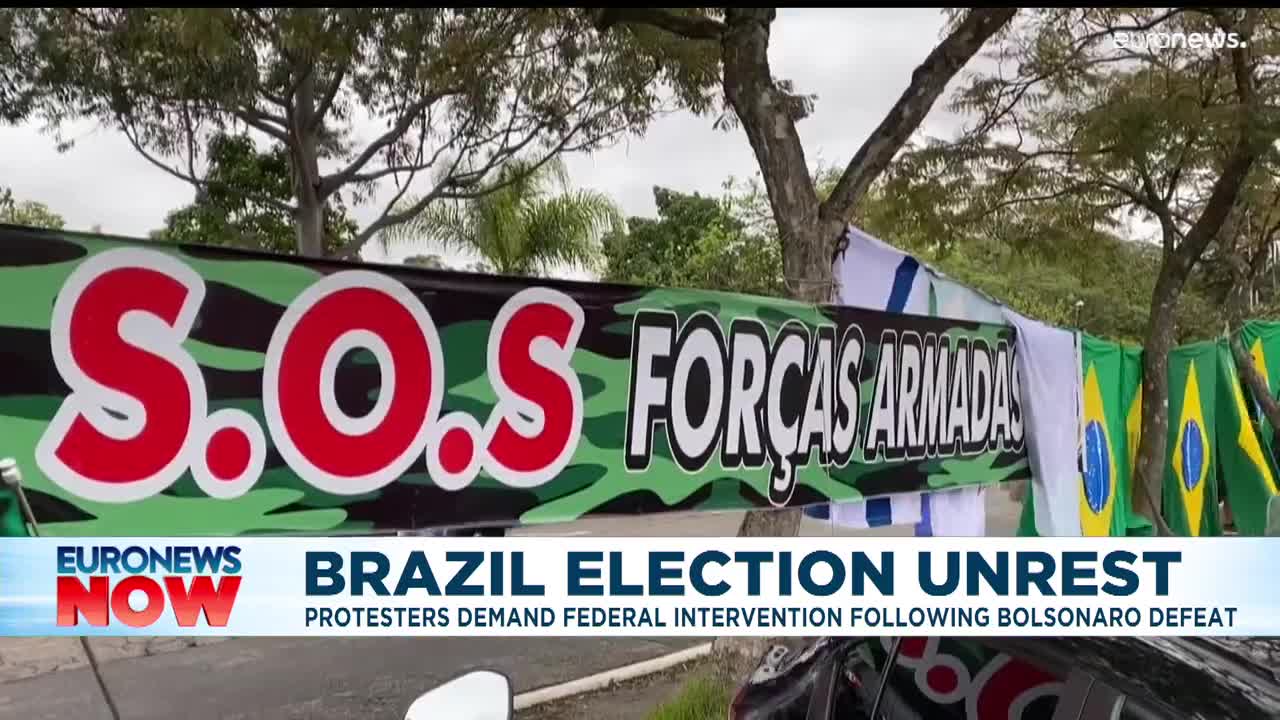 Brazil: Jair Bolsonaro reportedly concedes election defeat amid severe unrest