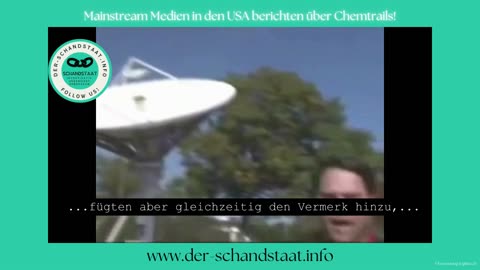 Das hörst du in der US-Mainstream über Chemtrails