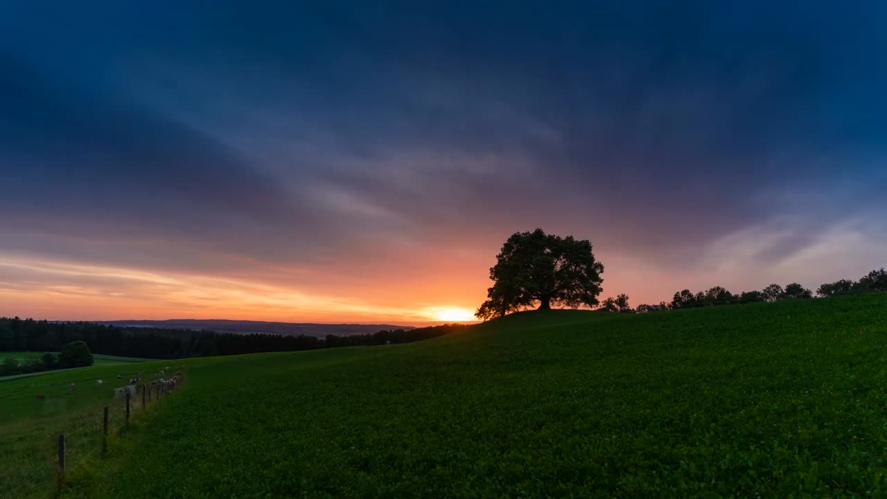 Beautiful Time Lapse - Night Sky clip 3 - Free HD Stock Footage (No Copyright)