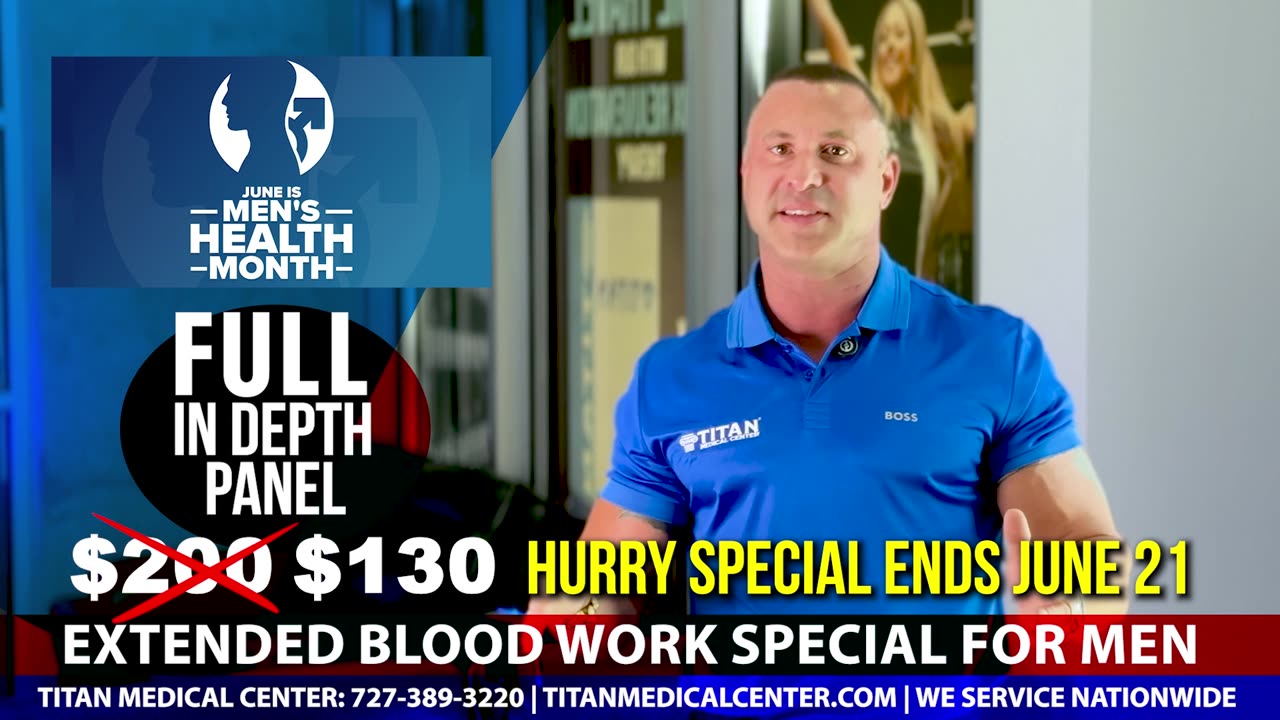 Extended Men’s Health Month Blood Work Special!