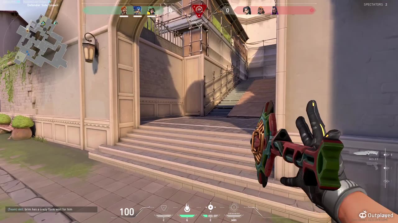 When your flank turns into a flex (Valorant highlight)