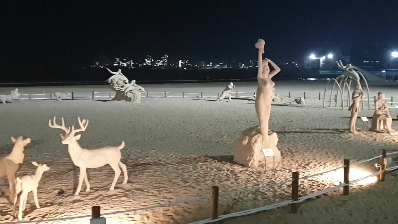 Youngildae Beach Sand Sculpture Exhibition Hall Republic of Korea