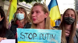 'Stop Putin': protesters around the world express fears