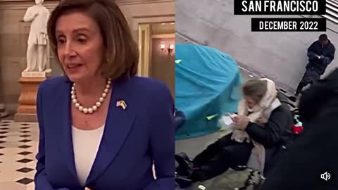 PELOSI SENDS 45B TO UKRAINE WHILE HER CITY SUFFERS