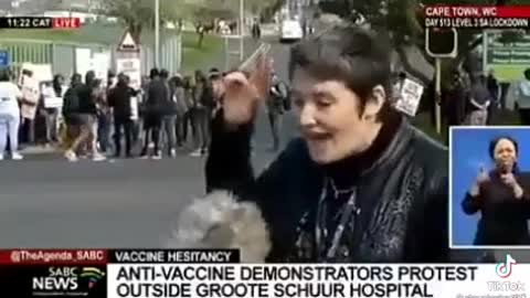 Anti Vax Protest - South Africa