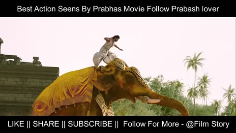 How Bahubali saved his mother after hitting an elephant _ Bahubali 2 Action Scene _ Prabhas