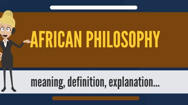 African Philosophy 1