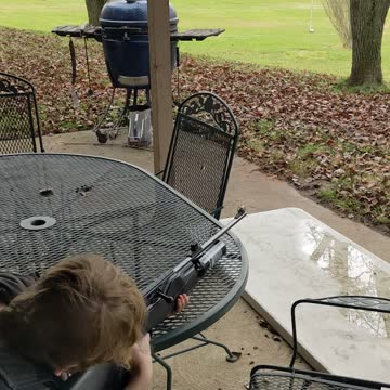 Kyle and a CO2 to HPA Converted Hammereli 850 Magnum