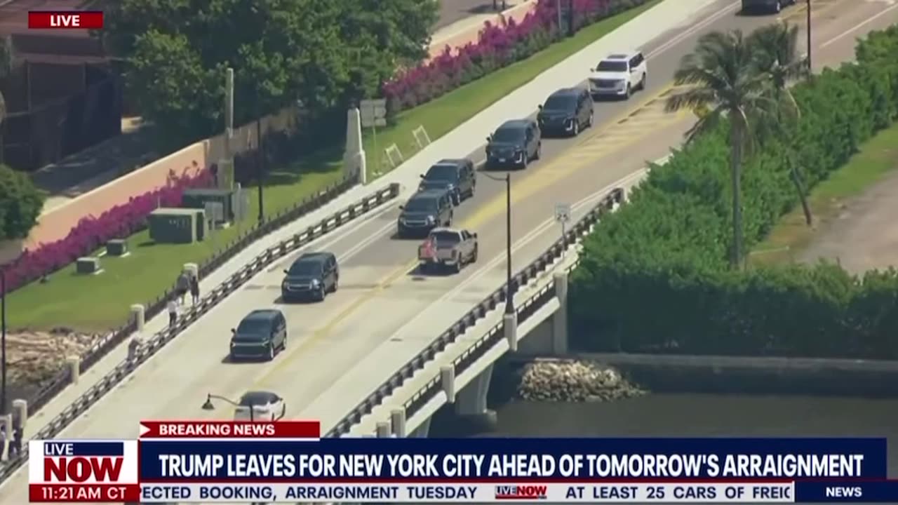 Trump leaving Mar-a-Lago