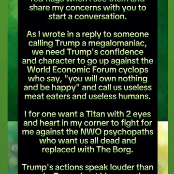 This is where I stand with Trump.