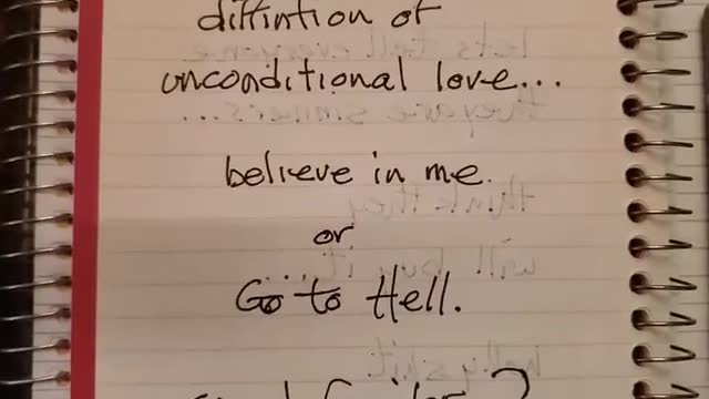 unconditional love?