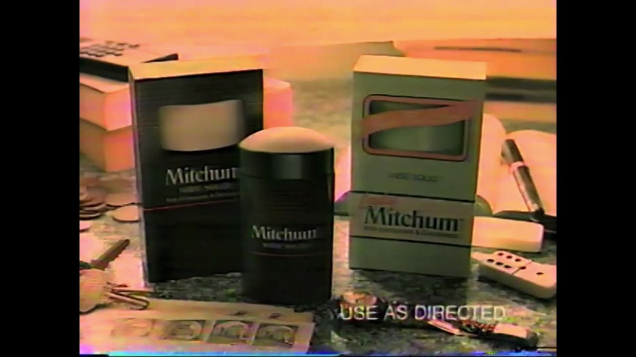 Mitchum Deodorant Commercial (1989)