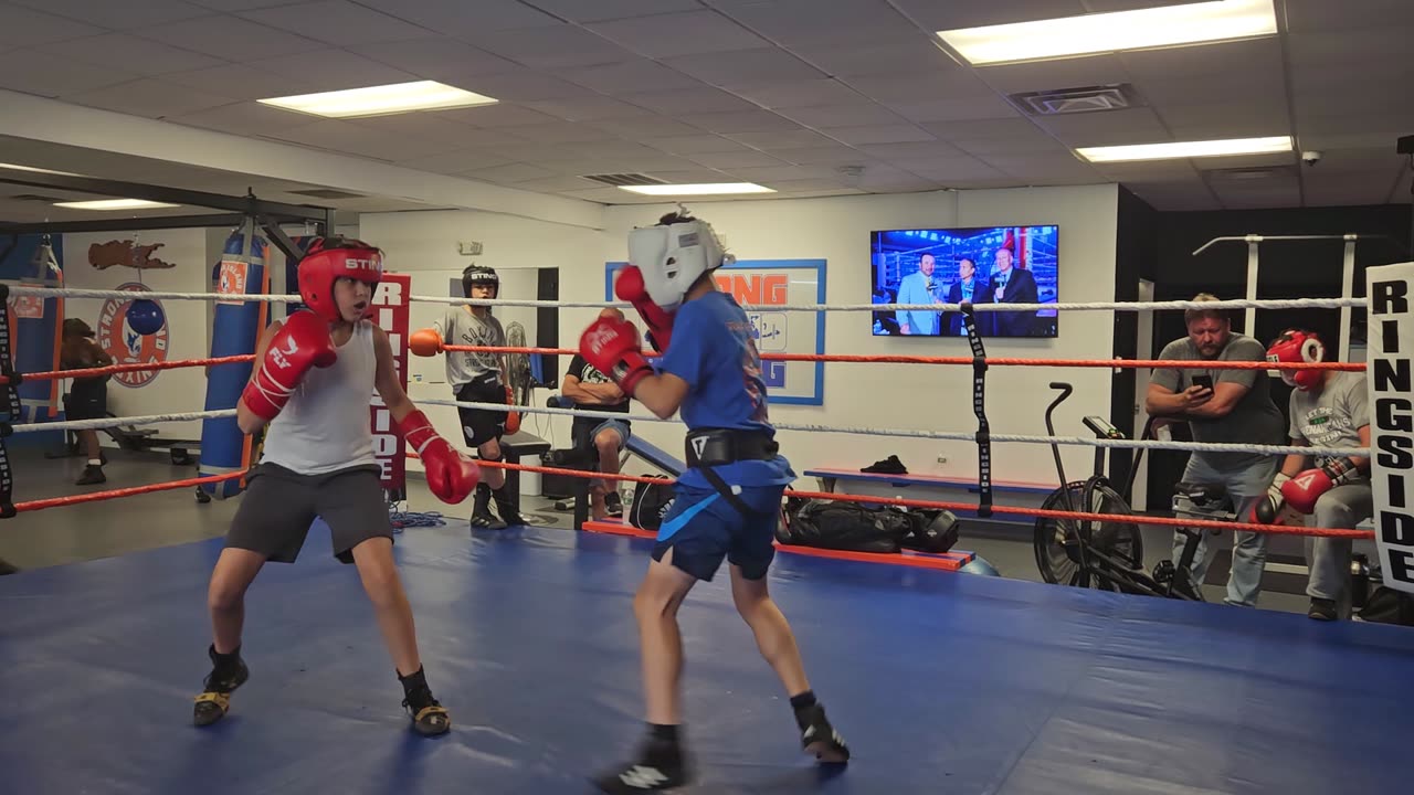 Joey sparring Patrick 1. 7/25/23